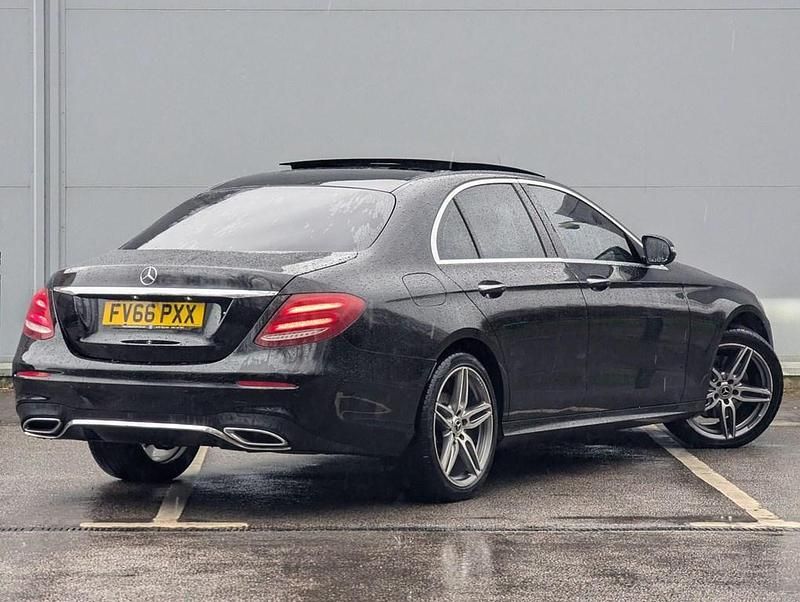 Used Mercedes E220 AMG line 2016 Black Sedan