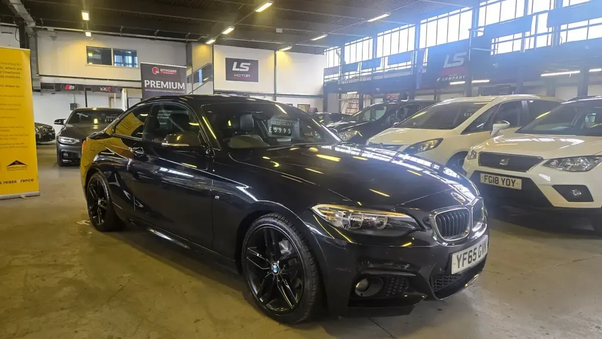 Used BMW 218 M Sport 2015 Black Coupe