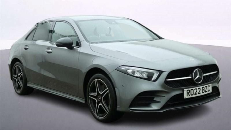 Used Mercedes A250 AMG line 218 HP (160 kW) 2022 Grey Sedan