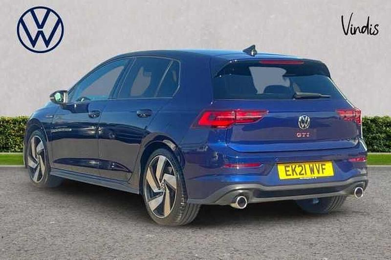 Used VW Golf VIII GTI 245 HP (180 kW) 2021 Blue Hatchback