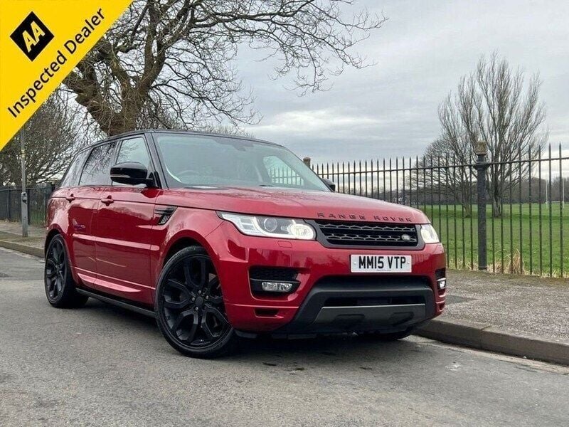 Red Used 2015 Land Rover Range Rover Sport HSE Dynamic SUV | £15,995 (Fair price) - Image 1/4