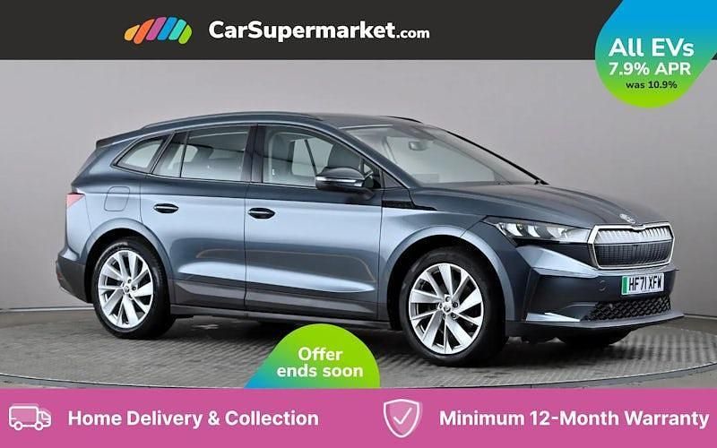 Grey Used 2021 Skoda Enyaq iV Loft SUV | £16,697 (Fair price) - Image 1/2
