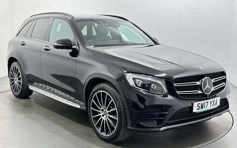 Used Mercedes GLC250 AMG line 204 HP (150 kW) 2017 Black Estate