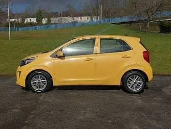 Used Kia Picanto 2020 Yellow Hatchback