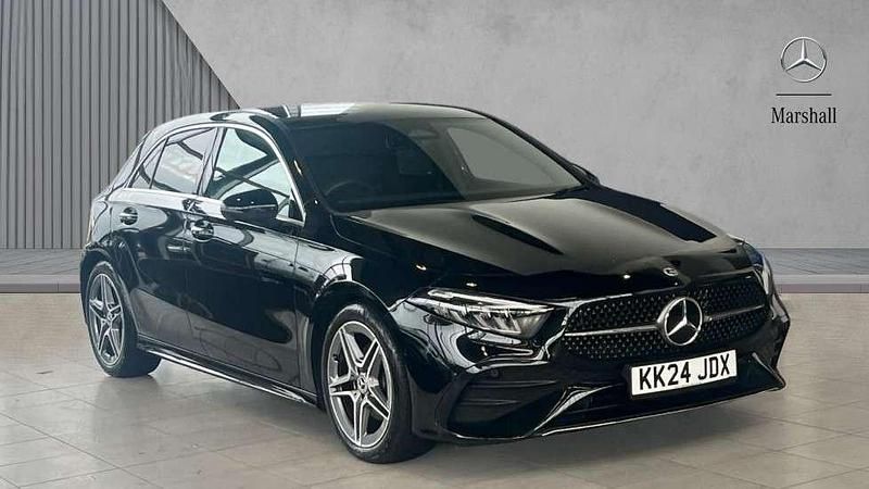 Black Used 2024 Mercedes A180 AMG Line Premium Hatchback | £26,580 (A bit pricey) - Image 1/4