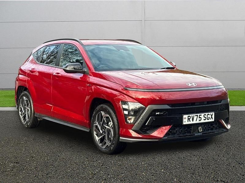 Red New 2025 Hyundai Kona N Line SUV | £22,998 (Super price) - Image 1/4
