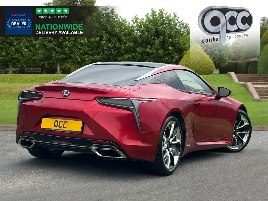 Used Lexus LC 500 Sport Line 2018 Radiant red Coupe