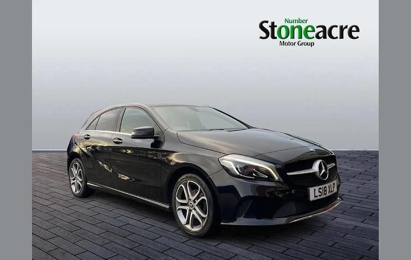 Used Mercedes A180 Sport Edition 109 HP (80 kW) 2018 Black Hatchback
