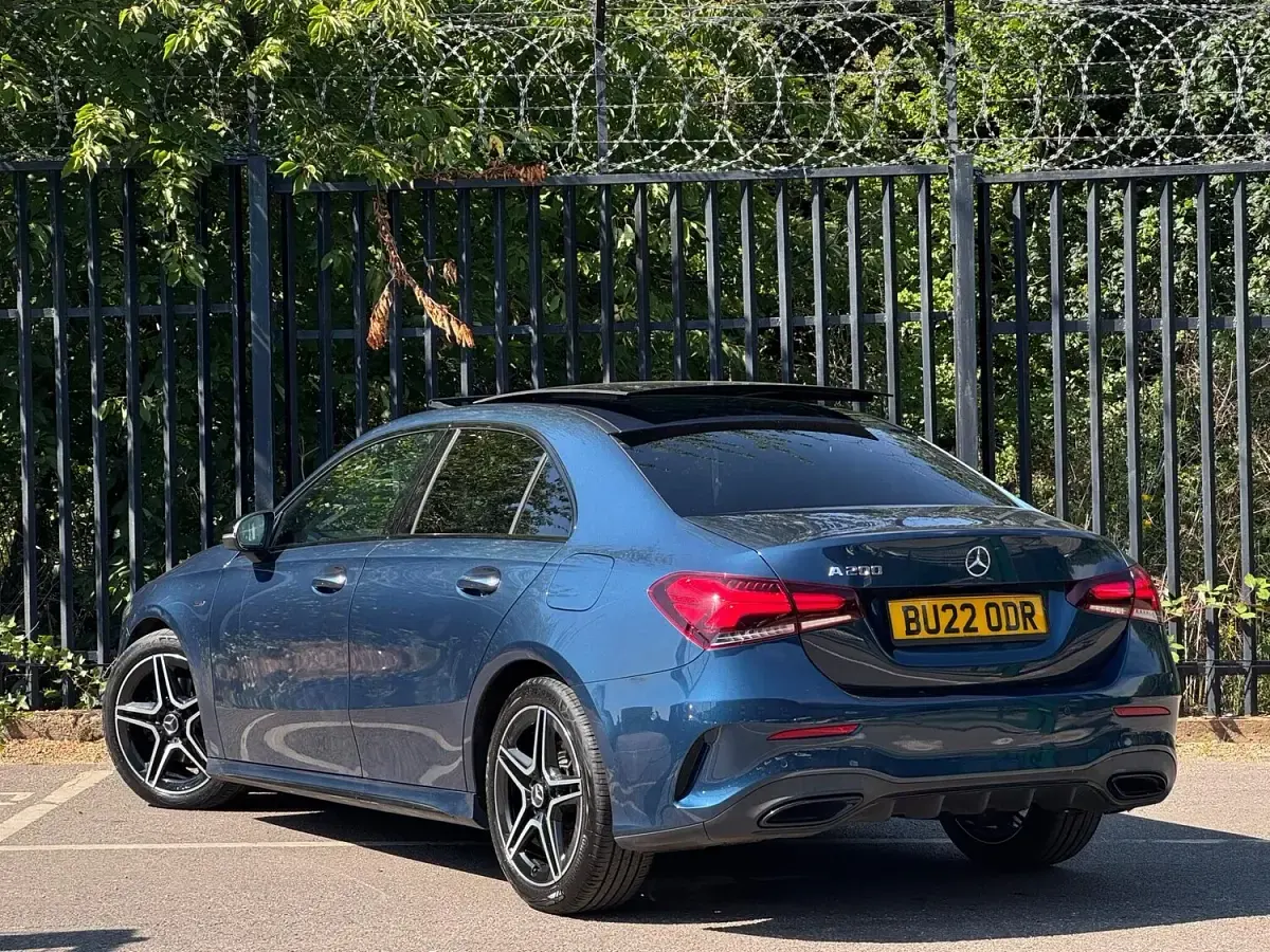 Used Mercedes A200 AMG Line Premium Plus 2022 Blue Sedan