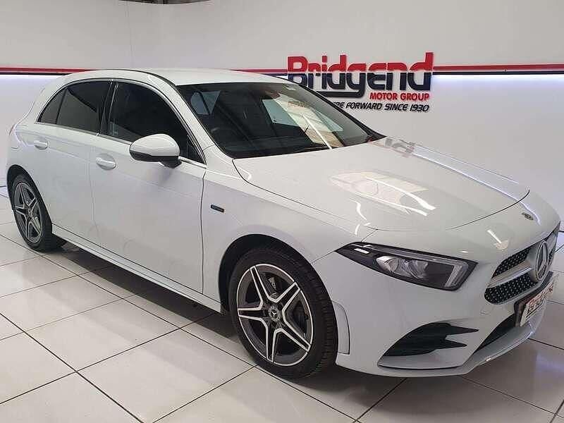 Used Mercedes A250 AMG line 2020 White Hatchback