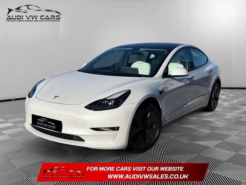 White Used 2021 Tesla Model 3 Long Range AWD Sedan | £19,200 (Fair price) - Image 1/4