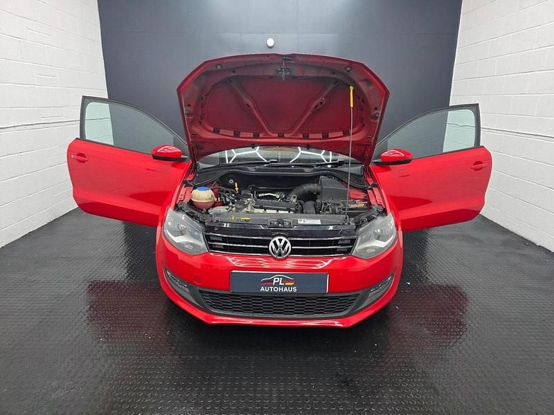 Begagnad VW Polo Edition 60 HK (44 kW) 2013 Röd Halvkombi