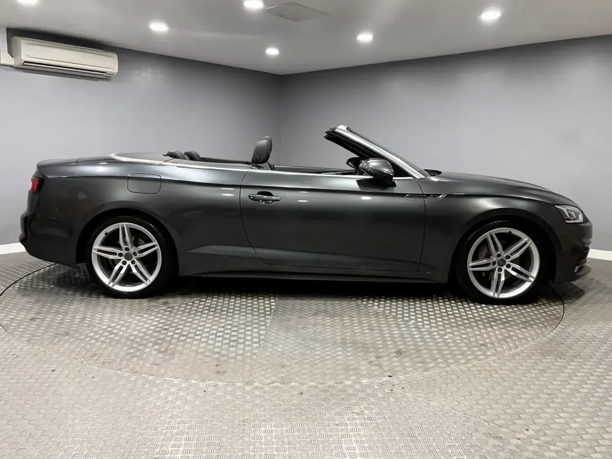 Used Audi A5 Cabriolet S-Line 190 HP (139 kW) 2020 Grey Cabriolet