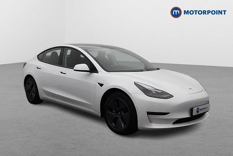 White Used 2021 Tesla Model 3 Long Range AWD Sedan | £20,099 (Fair price) - Image 1/4