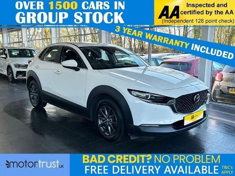 White Used 2022 Mazda CX-30 SUV | £16,395 (Good price) - Image 1/2