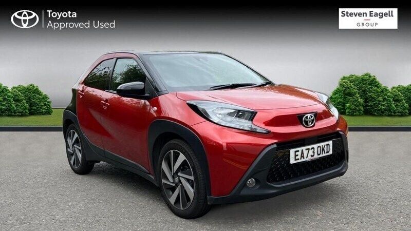 Red Used 2023 Toyota Aygo Hatchback | £12,495 (Fair price) - Image 1/4