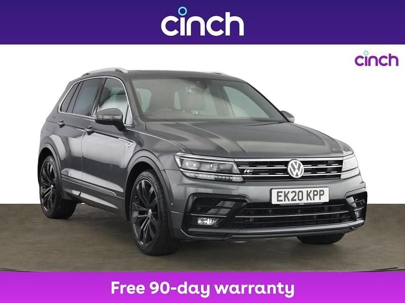Grey Used 2020 VW Tiguan R-line SUV | £20,449 (Expensive) - Image 1/3