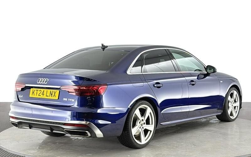 Used Audi A4 S-Line 150 HP (110 kW) 2024 Blue Sedan