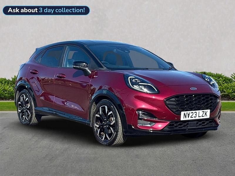 Red Used 2023 Ford Puma Gen-E Hatchback | £18,690 (Expensive) - Image 1/4