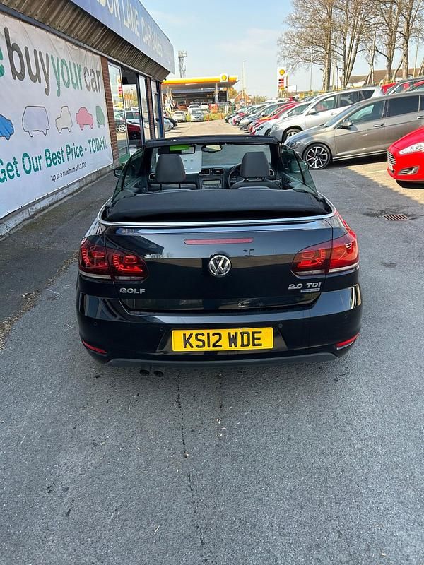 Used VW Golf Cabriolet GT 140 HP (102 kW) 2012 Black Cabriolet
