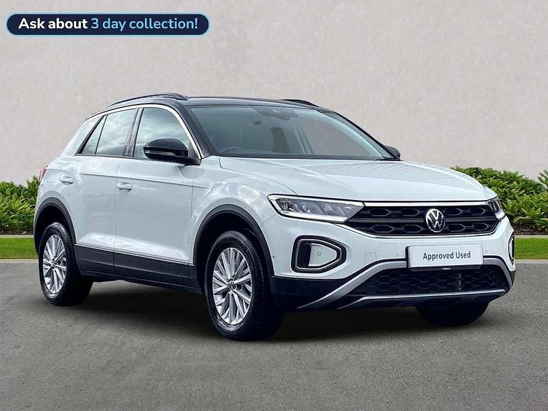 White Used 2024 VW T-Roc Life SUV | £19,251 (Good price) - Image 1/4