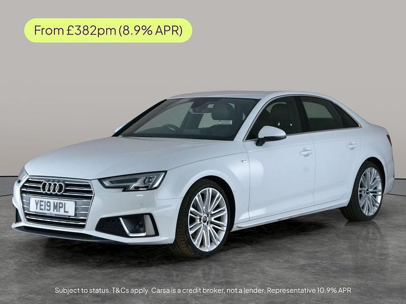 Used Audi A4 S-Line 2019 White Sedan