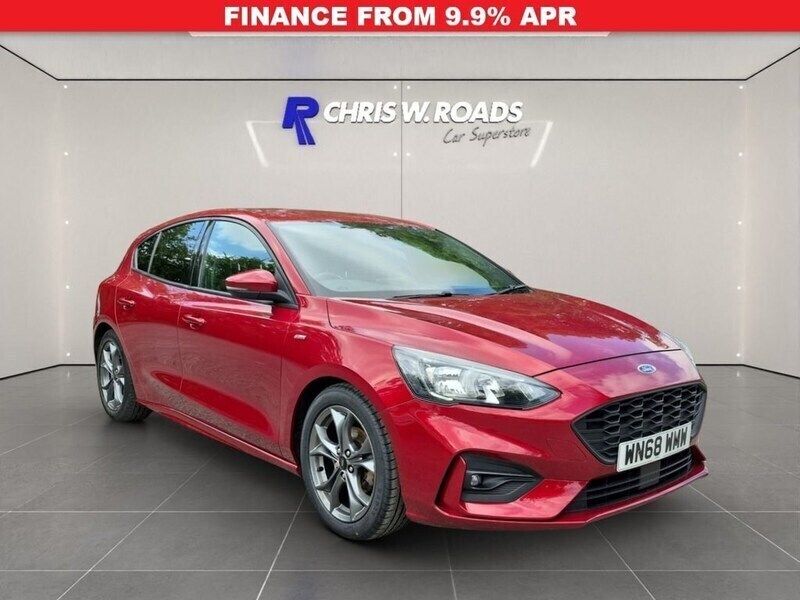Red Used 2018 Ford Focus ST-Line Hatchback | £12,500 (Fair price) - Image 1/3
