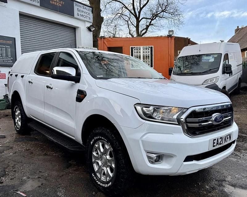 White Used 2021 Ford Ranger XLT Pickup | £10,990 (A bit pricey) - Image 1/4