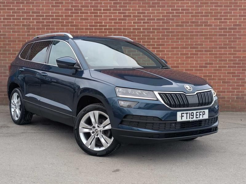 Used Skoda Karoq SE L 85 HP (62 kW) 2019 Blue SUV