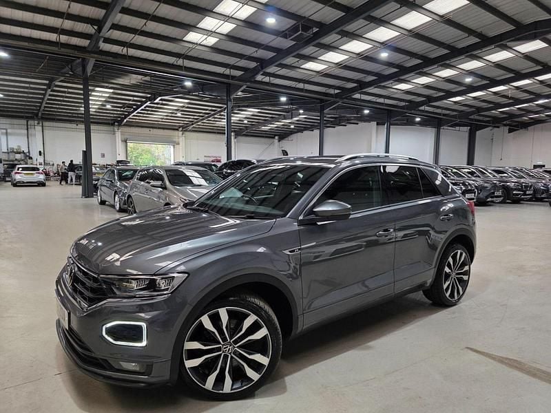 Grey Used 2021 VW T-Roc R-line SUV | £21,340 (Good price) - Image 1/4