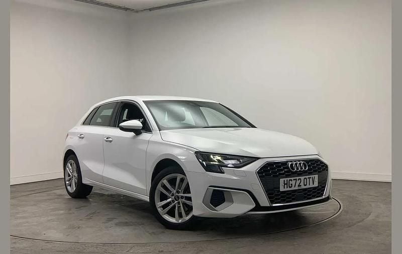 Used Audi A3 Sport 110 HP (80 kW) 2022 Ibis white Hatchback