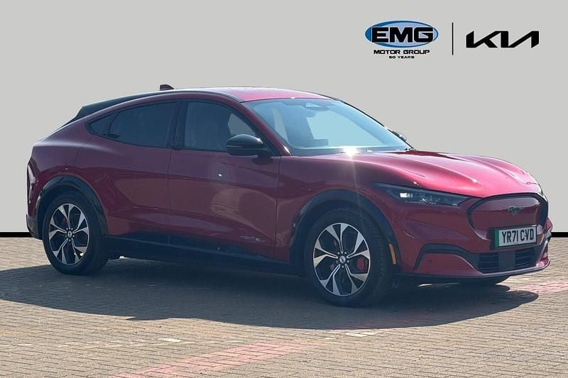 Red Used 2021 Ford Mustang Mach-E Standard Range SUV | £21,395 (Fair price) - Image 1/3
