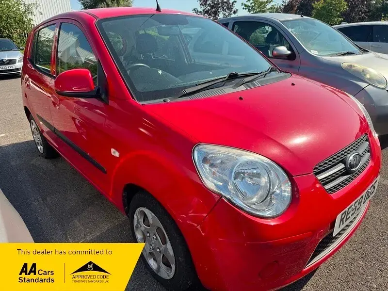 Used Kia Picanto 64 HP (47 kW) 2009 Red Hatchback