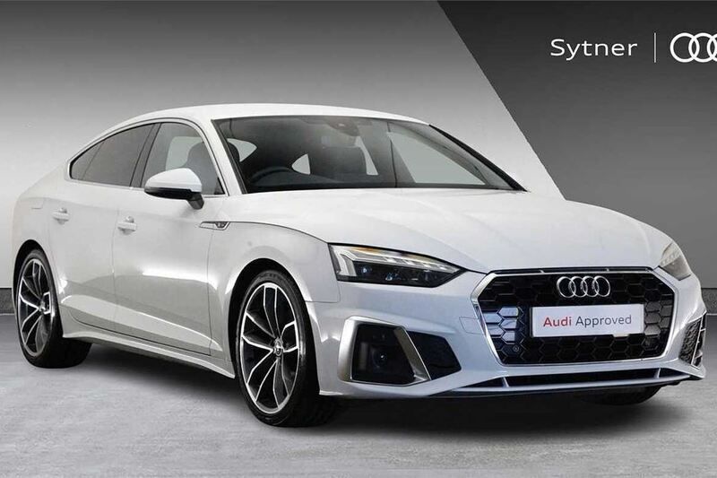 White Used 2021 Audi A5 Sportback S-Line Hatchback | £25,500 (Fair price) - Image 1/4