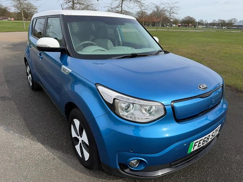 Used Kia Soul EV 2018 Blue SUV