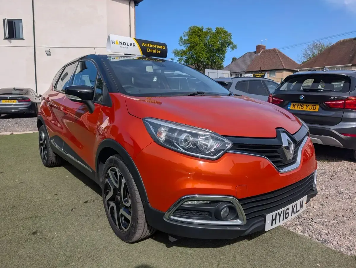 Begagnad Renault Captur Dynamique 2016 Orange SUV