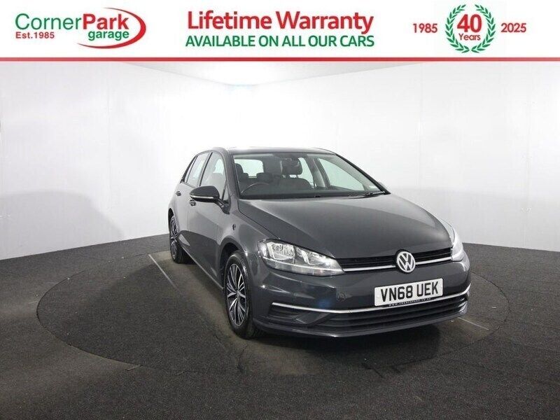 Grey Used 2018 VW Golf VII SE Hatchback | £10,999 (Fair price) - Image 1/4