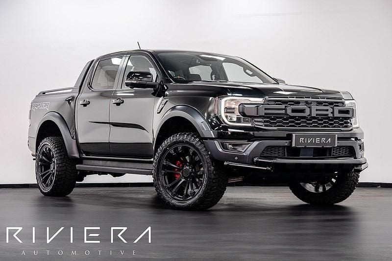 Black New 2024 Ford Ranger Raptor Pickup | £53,995 (Expensive) - Image 1/4