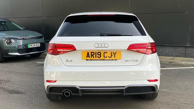 Used Audi A3 Sportback S-Line 2019 White Hatchback