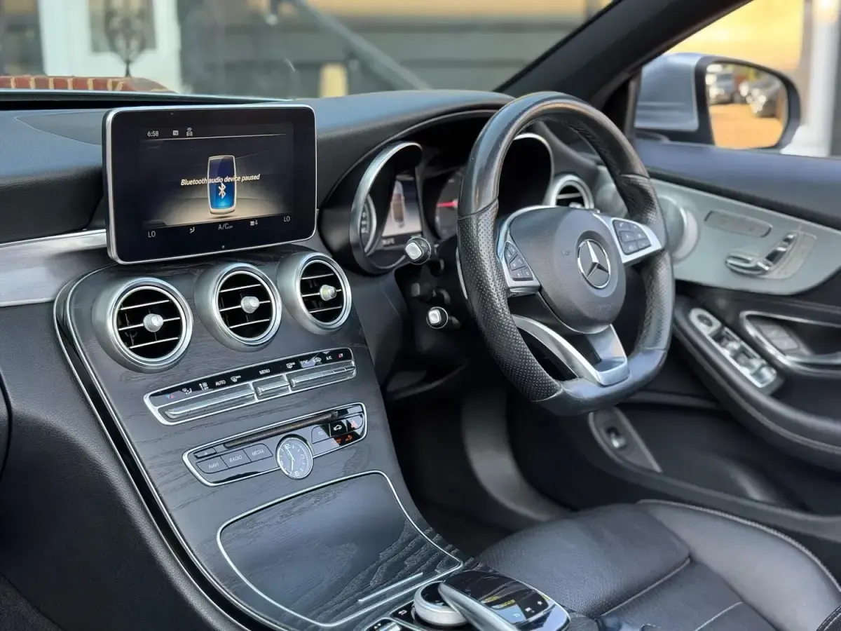 Used Mercedes C220 AMG Line Premium Plus 2018 Silver Cabriolet