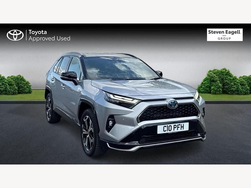Silver Used 2022 Toyota RAV4 Hybrid Premium SUV | £32,715 (A bit pricey) - Image 1/3