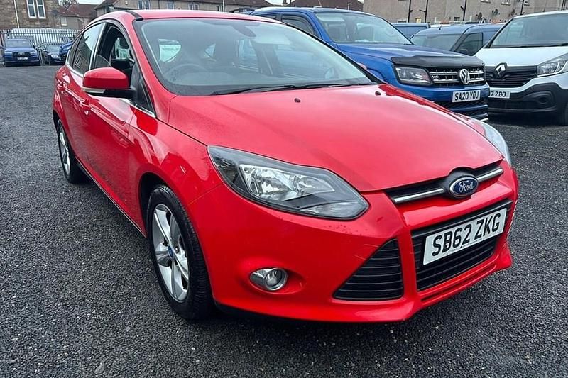 Red Used 2012 Ford Focus Zetec Hatchback | £2,975 (Good price) - Image 1/1