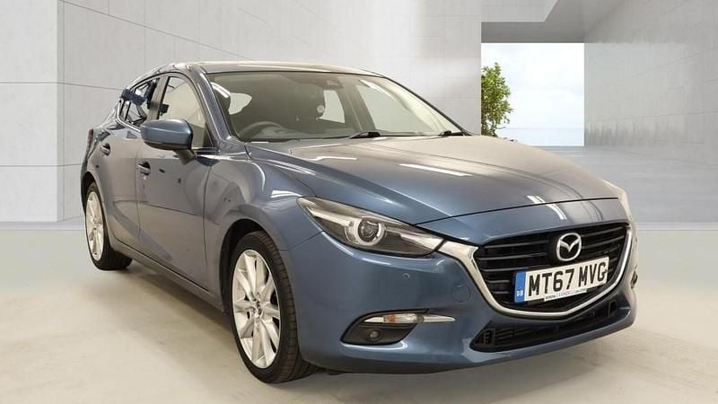 Begagnad Mazda 3 Inclusive 150 HK (110 kW) 2018 Blå Halvkombi