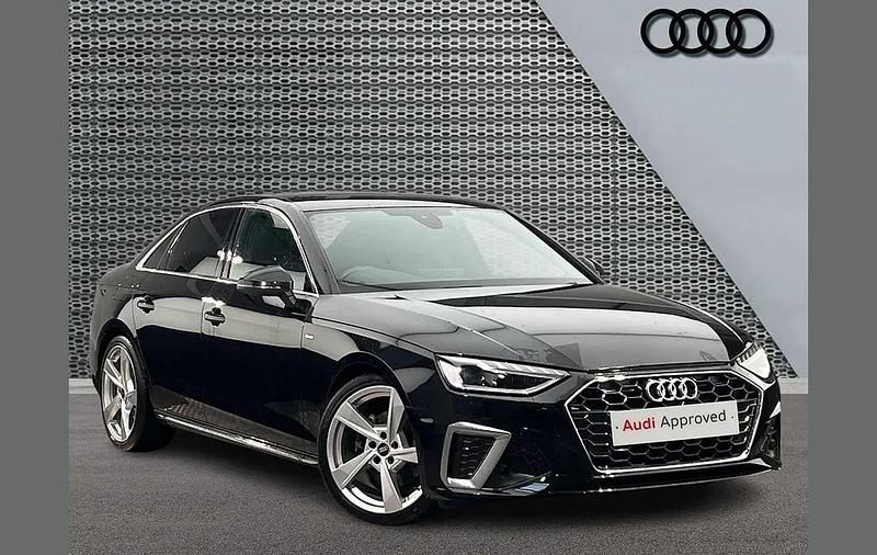 Used Audi A4 S-Line 161 HP (118 kW) 2022 Black Sedan