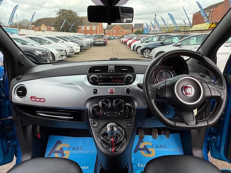 Used Fiat 500 S 69 HP (50 kW) 2014 Blue Hatchback