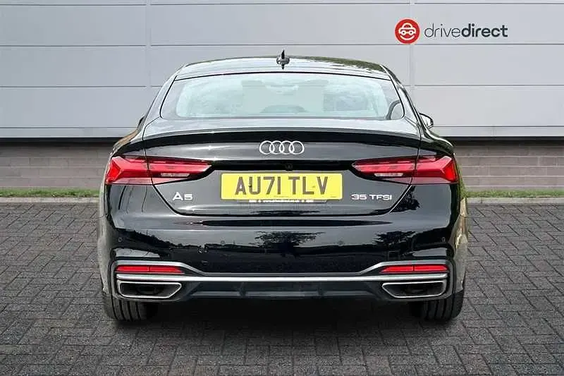 Used Audi A5 Sportback Sport 150 HP (110 kW) 2021 Black Hatchback