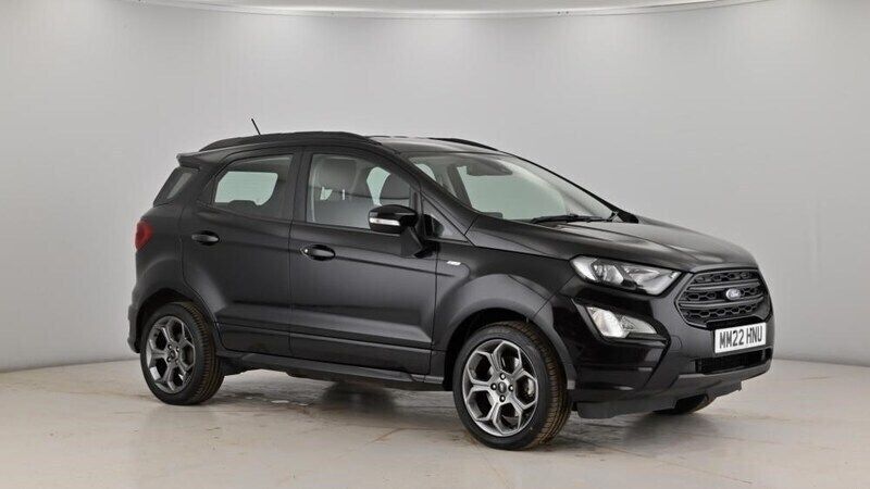 Black Used 2022 Ford Ecosport ST-Line SUV | £13,395 (Fair price) - Image 1/4