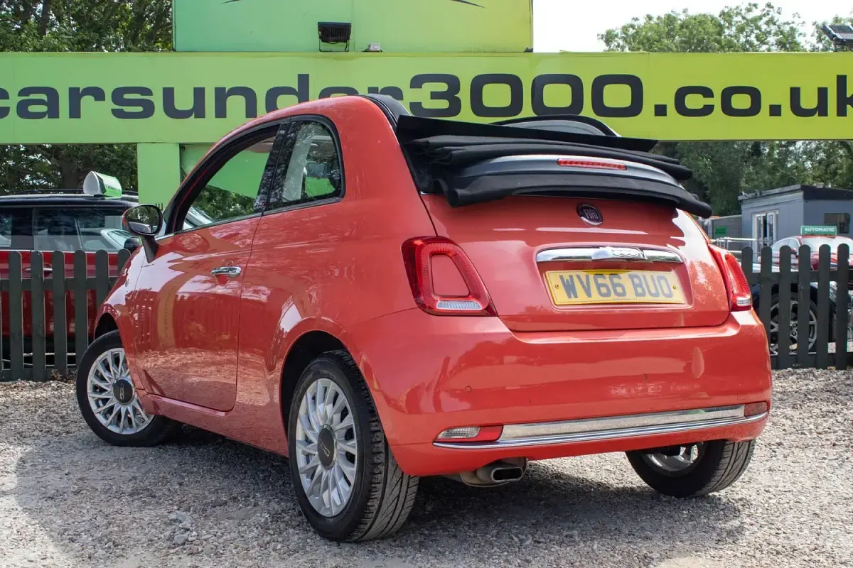Used Fiat 500C Lounge 2016 Pink Cabriolet