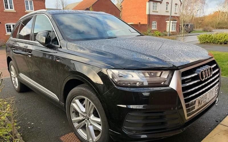 Black Used 2018 Audi Q7 S-Line SUV | £23,399 (Good price) - Image 1/4