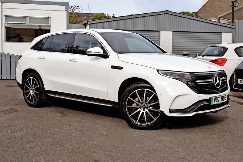 Used Mercedes EQC400 AMG line 300 kW (408 HP) 2022 White SUV